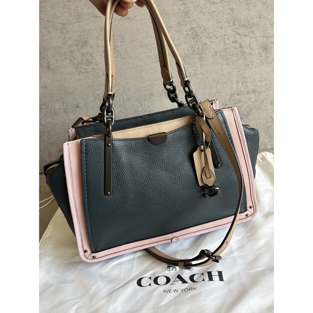 COACH Dreamer 27 Colorblock Satchel Crossbody Bag 31633 EUC
